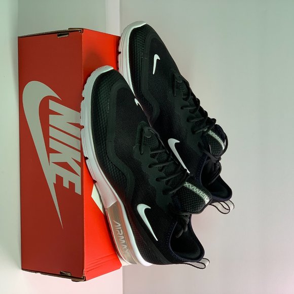 NIKE AIR MAX SEQUENT 4.5 BLACK/WHITE - Picture 8 of 8